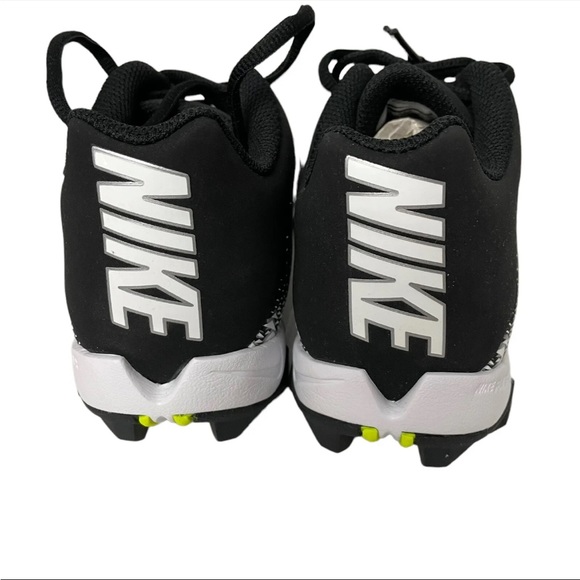 Nike Boys Vapor Shark 2 833388-001 Black White Football Cleats Shoes Sz 4Y - Picture 3 of 4